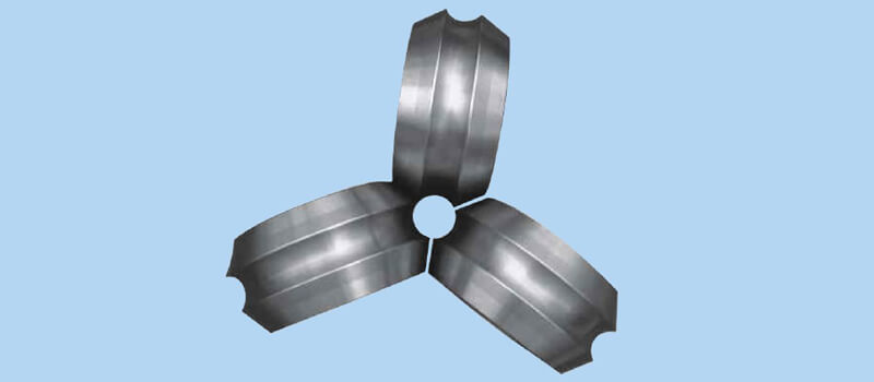 Cemented carbide roll rings for hot rolling of seamless steel tubes